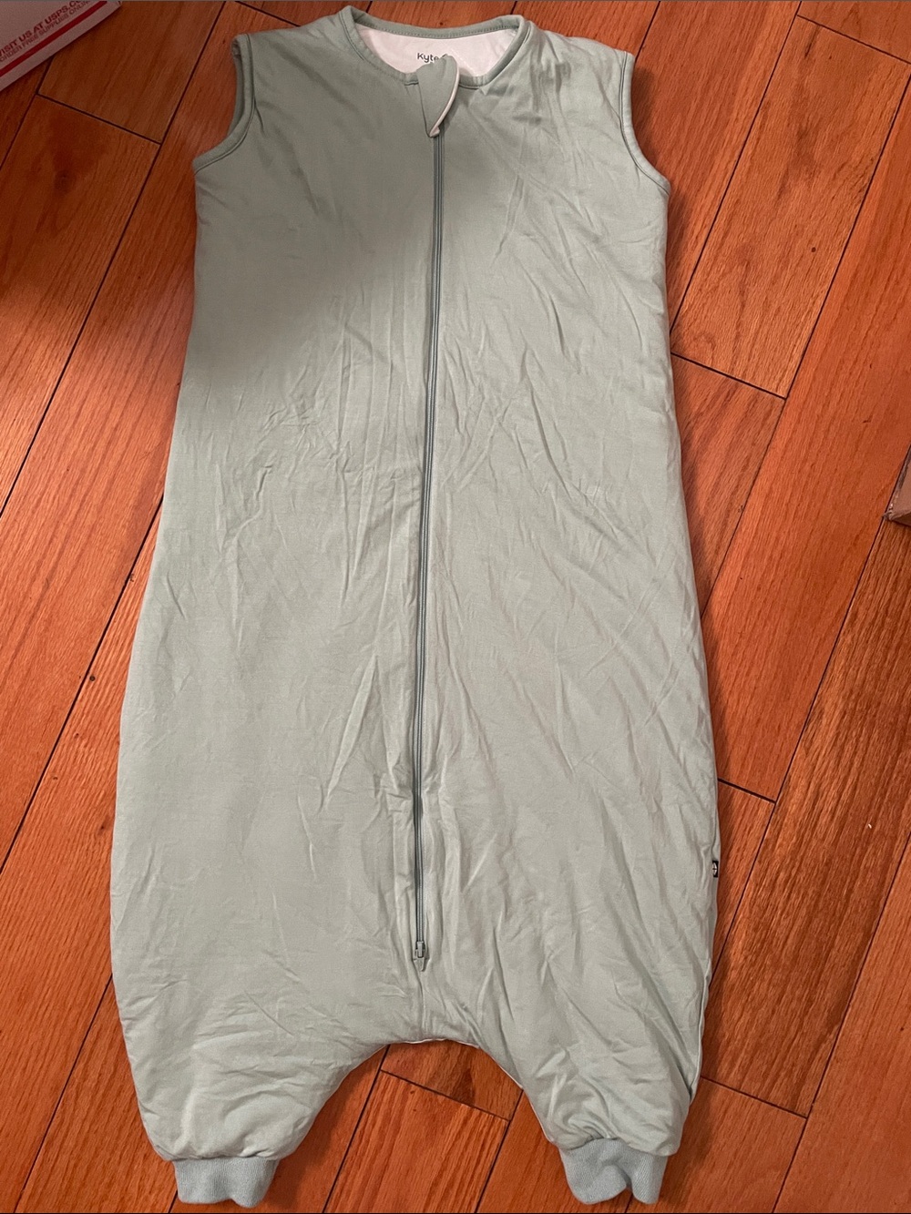Kyte BABY Sleeveless Mint Green Zippered Baby Sleep Sack